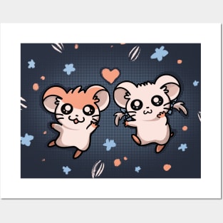 Hamtaro love Posters and Art